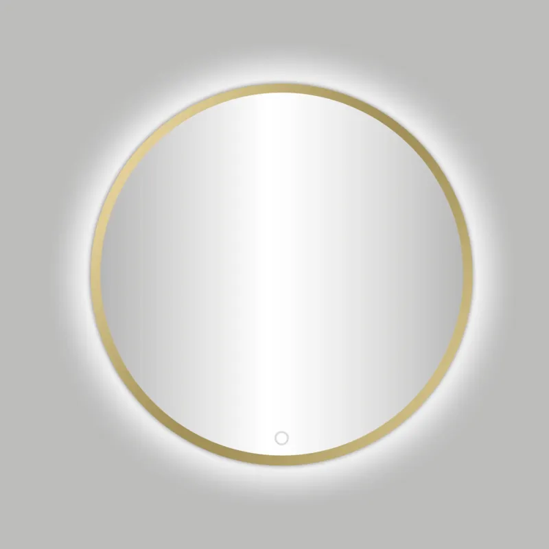 Best Design Nancy ronde spiegel mat goud incl. LED-verlichting Ø 100 cm Alleen Vandaag