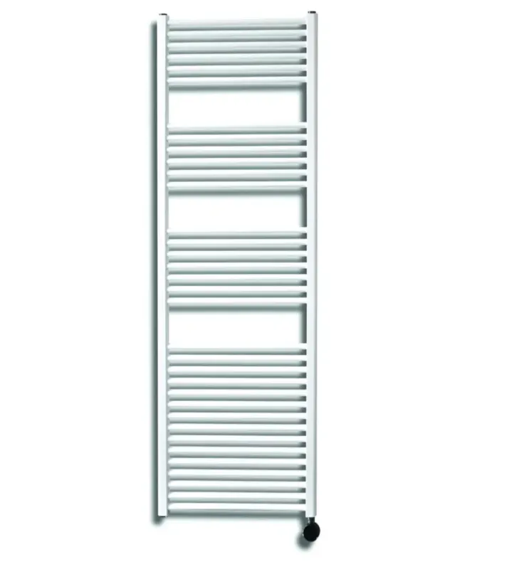 Weekendaanbieding Sanicare elektrische design radiator 45x172cm wit met thermostaat rechts zwart