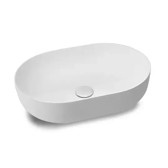 SSI Design Casile Solid Surface waskom 50x35x13.5cm mat wit Direct Beschikbaar