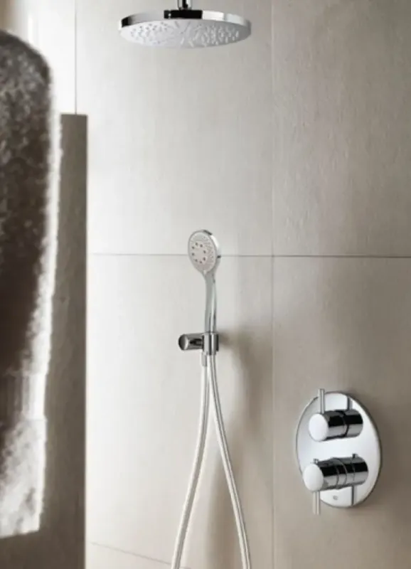 Lage Prijs Hotbath Get Together IBS1A inbouw regendouche met 3s handdouche, 15cm plafondarm en 30cm hoofddouche chroom