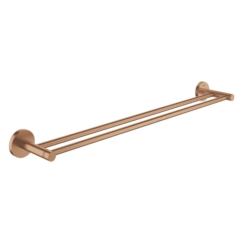 Grohe Essentials handdoekhouder dubbel 60cm brushed warm sunset Veilige Betaling