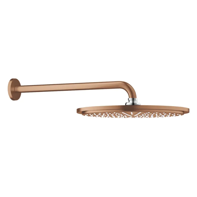 Uitverkoop Grohe Rainshower hoofddouche met douchearm brushed warm sunset