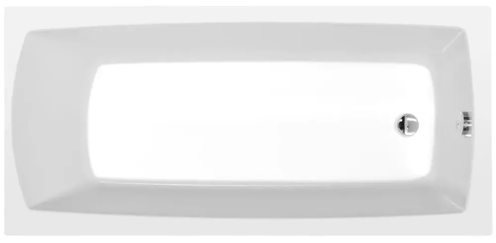 Betaalbaar Polysan Lily zitbad 150x70x39cm wit