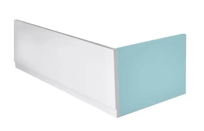 Polysan Effen badpaneel links 190x59cm wit Must-Have