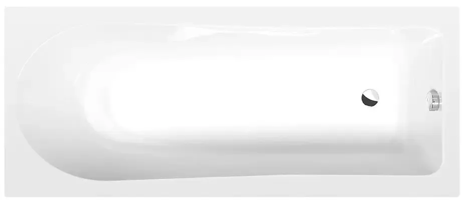 Snelle Levering Polysan Lisa ligbad 160x70x47cm wit