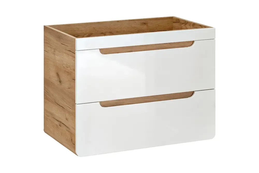 Koop Online Comad Aruba White 820 FSC onderkast 60cm eiken/wit