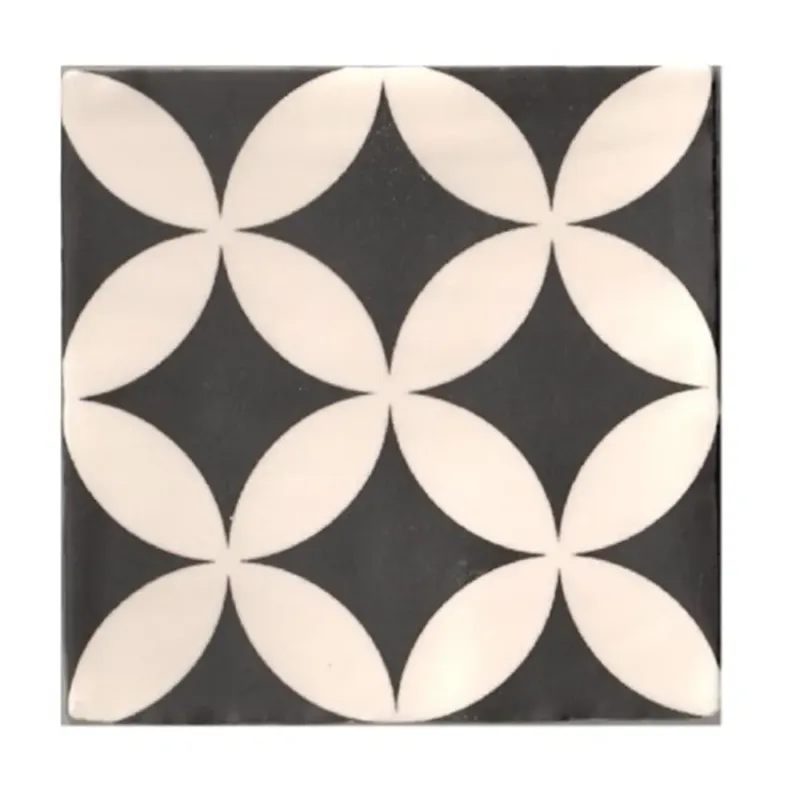 Bestel Nu Terre d‘Azur Madelaine Decor 13 wandtegel 13x13cm zwart - 30 stuks per doos