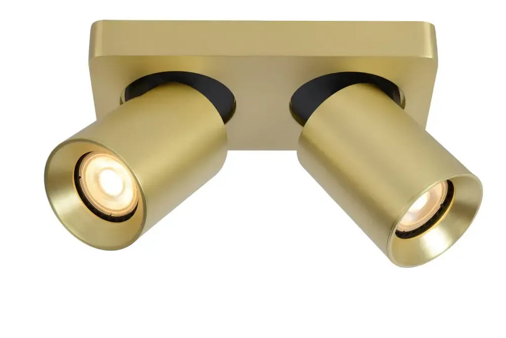 Lucide Nigel plafondlamp 2x 5W goud mat Gecertificeerd